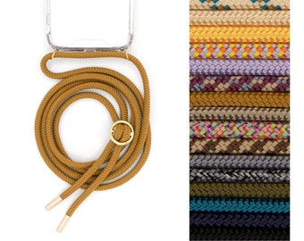For Google Pixel 4a mobile phone chain in many colors mobile phone strap with case cover to hang around your neck silver or gold from Pink Cinnamon