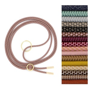 Lanyard sleutelhanger Lanyard sleutelhanger gemaakt van touwtouw in veel verschillende kleuren goud of zilver