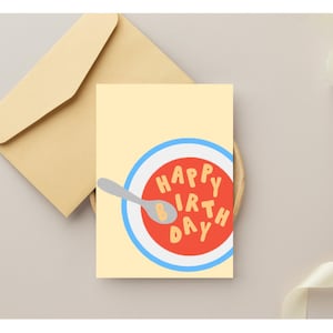 Digital birthday greeting card printable
