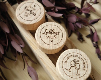 Personalized cork / bottle cork / wine cork / champagne cork reusable