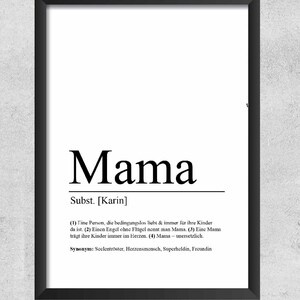 Print "Mama Duden" 21 x 29,7 cm