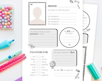 Freundebuch "Lehrer/in" / Abschiedsgeschenk  Lehrer /Lehrerin / Freundebuchkarten