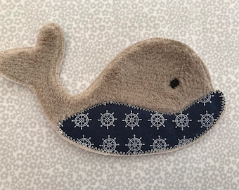 Application, patch whale, iron-on