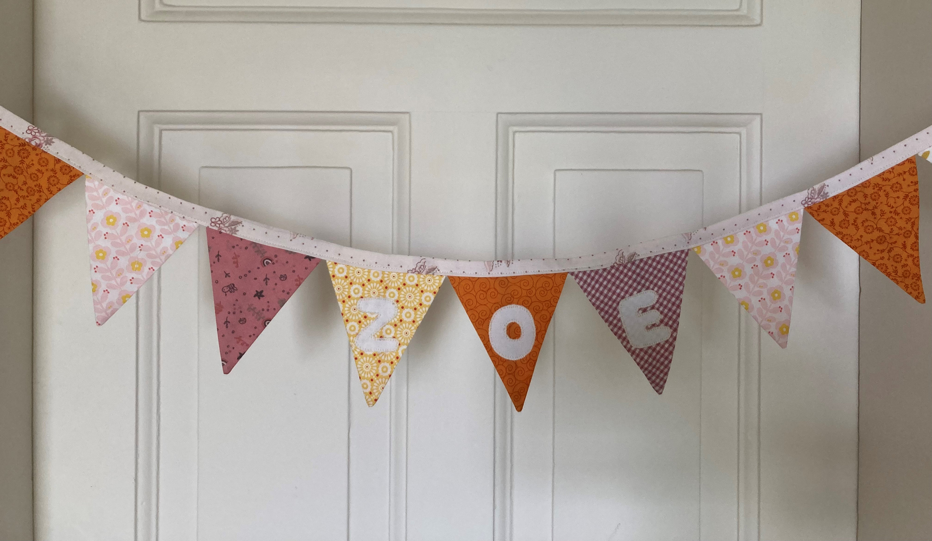 Wimpelgirlande Mit Ballerina-Motiven – Rosafarbene Dekoration Fürs Kinderzimmer
