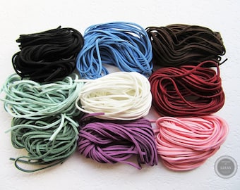 0,75 Euro/Meter: 2 m Veloursband 3 mm, Farbwahl