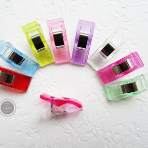 ab 3,75 Euro: Wonder Clips 10 oder 20 rote oder bunte Stoffklammern image 2