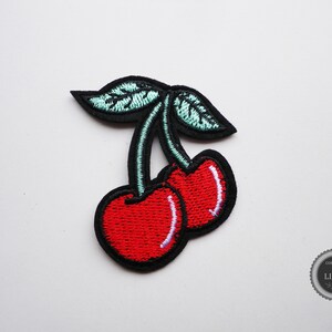 Ab 1,10 Euro: 1 Bügelbild Applikation Kirschen, Erdbeeren, Melonen, Apfel Auswahl 1
