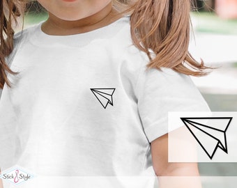 Bügelbild - Kinder Statement Shirt - Symbole - Flieger