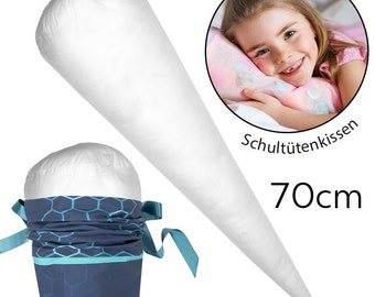 Schultütenkissen | Kuschelkissen-Inlett | Kissenfüllung für Schultüte 70cm