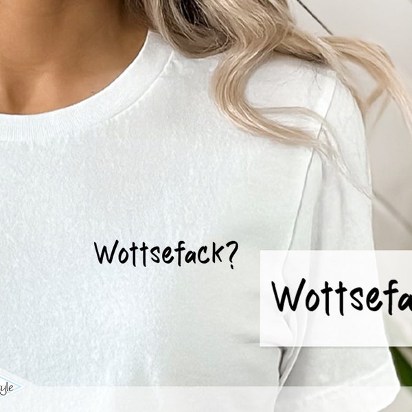 Bügelbild - Frauen Statement Shirt - Cool - Wtf