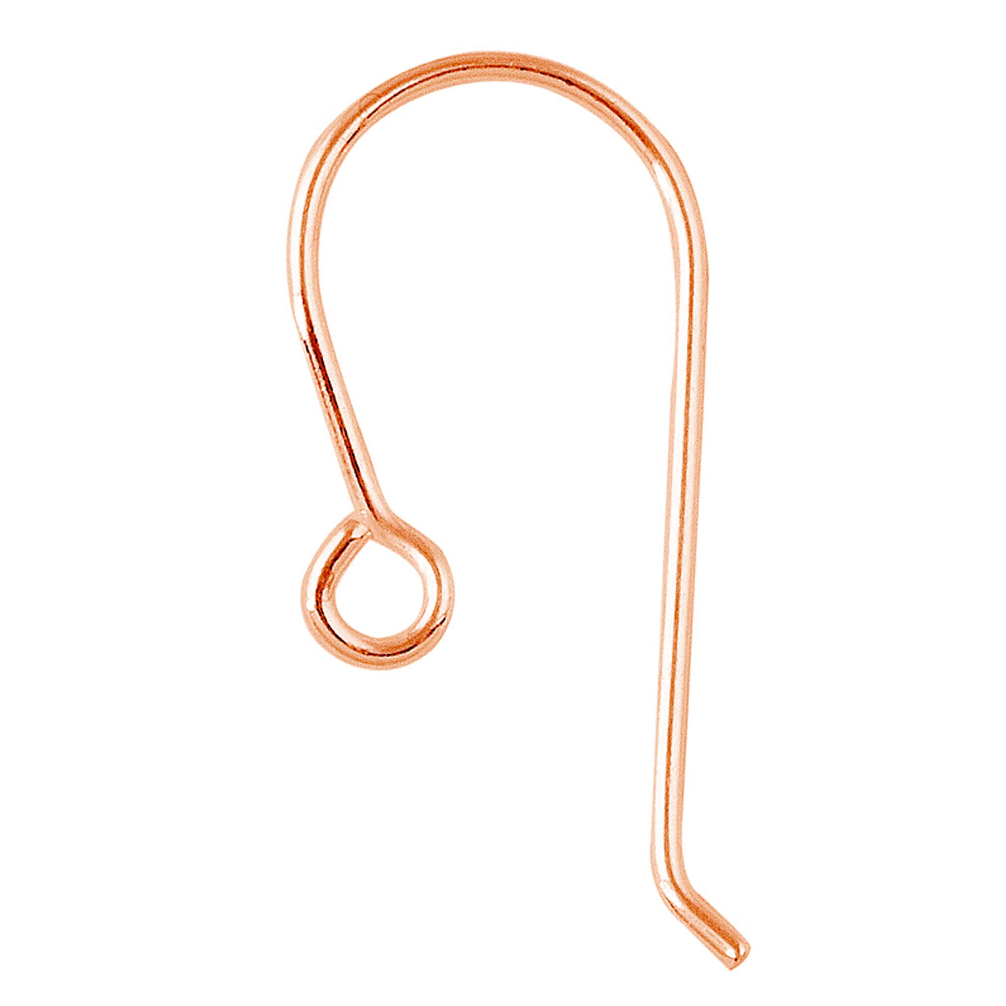 Gold Overlay Earwire 26X12MM