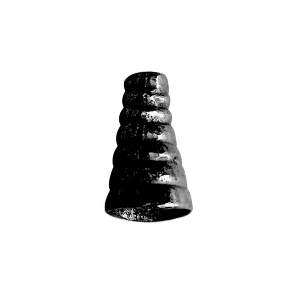 Black Rhodium Overlay Cone 15X10MM