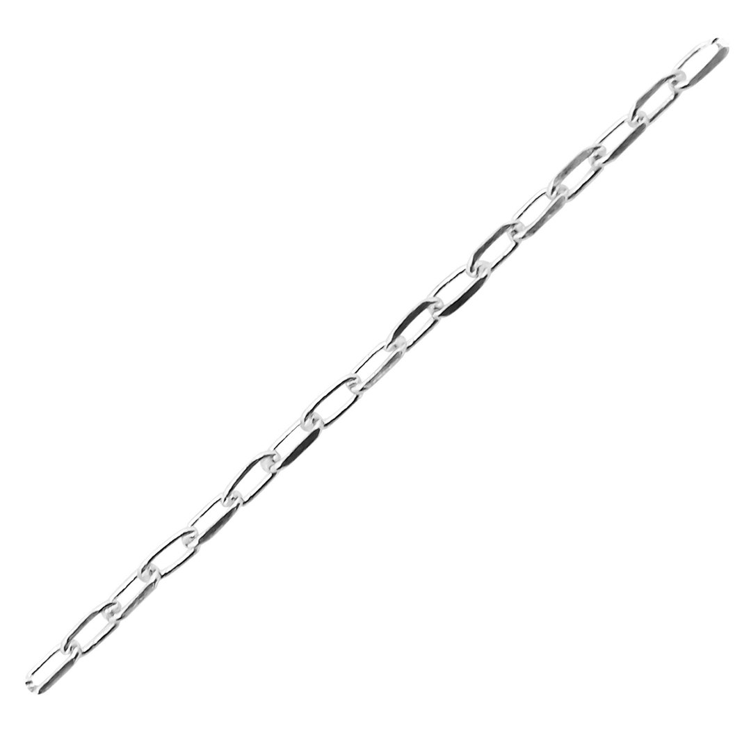 Overlay Chain Box 1FT Silver Overlay Chain by the Foot 5X2MM - Etsy