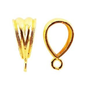Gold Overlay Pendant Bail 19X9MM