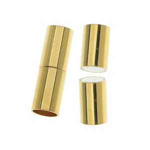 Gold Overlay Magnetic Clasps 22X8MM