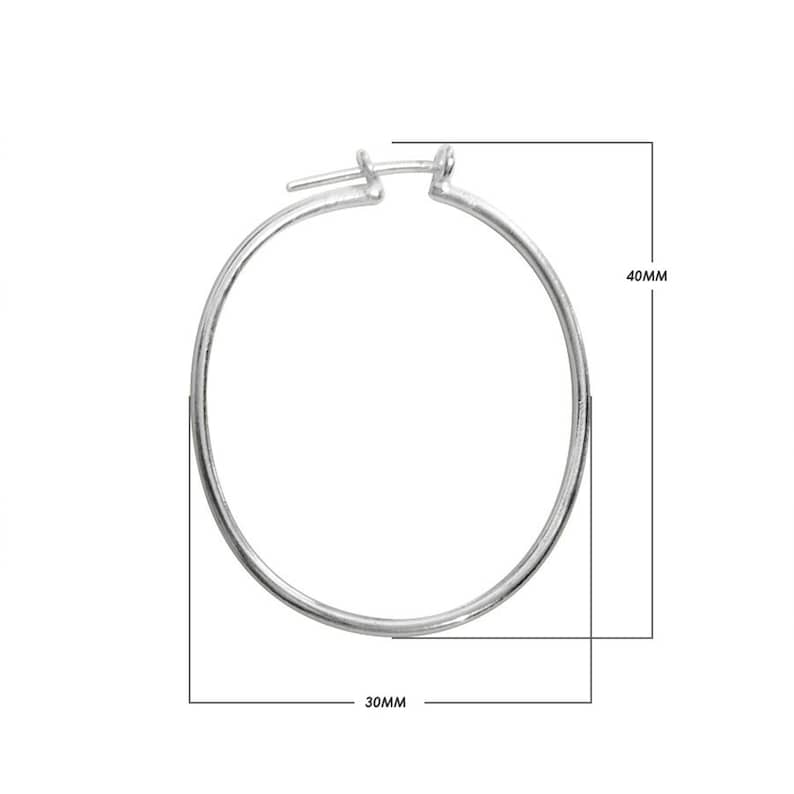 Silver Overlay Chandelier Earring Finding-40X30MM