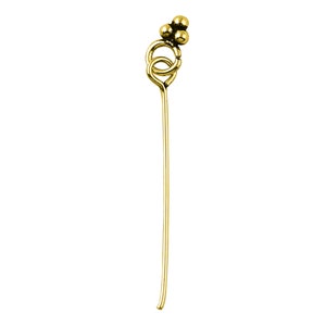 22 Gauge Gold Overlay Head Pin-2&quot;