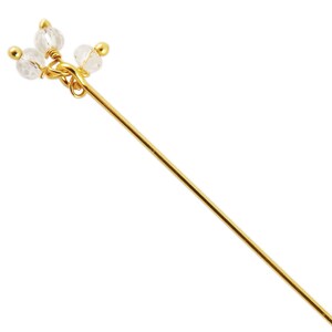 22 Gauge Gold Overlay Head Pin-3&quot;