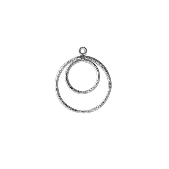 Silver Overlay Chandelier Earring Finding 22X18MM