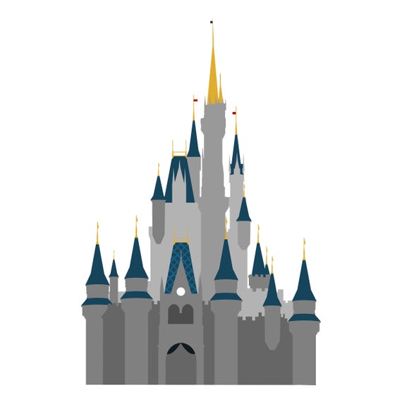 Download Vector Cinderella S Castle Svg Disney World Vector Svg Eps Etsy