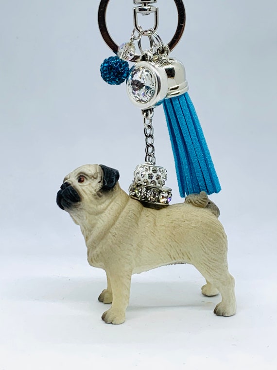 スワロフスキー パグ バッグチャーム