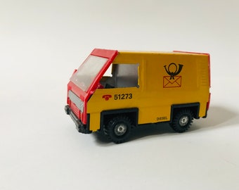 Vintage DDR Tin Car Postbus from the 70s