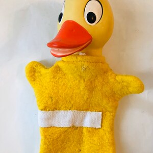Kasperletheater hand puppet duck GDR