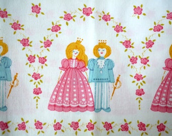 Kinderbettwäsche "Märchen Prinz + Prinzessin" 70er