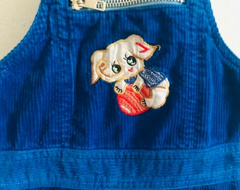 Vintage kids dungarees from Cordin in size 98