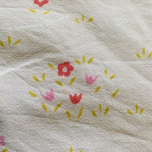 Vintage fabric, 80s children's fabric image 1