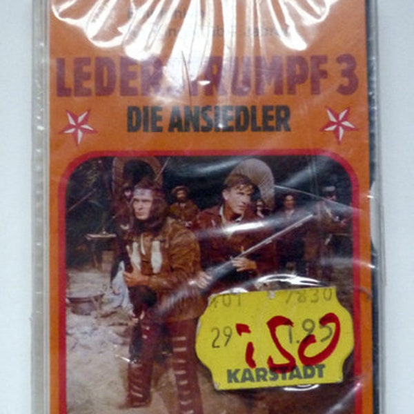 Kassette "Lederstrumpf 3, Die Ansiedler", 1978