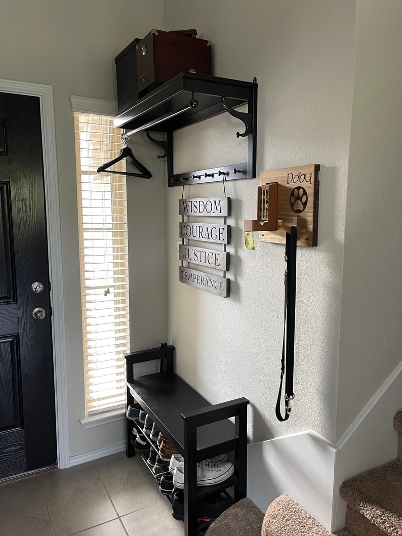 Dog Poop Bag Dispenser / Dog Collar and Leash Holder / Pet Etsy