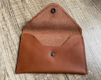 Card case Credit card case Mini wallet made of genuine leather