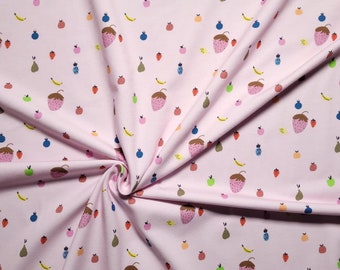 Lillestoff - Yummi Fruit - organic jersey from Miss Patty. Summer fabric with fruits.