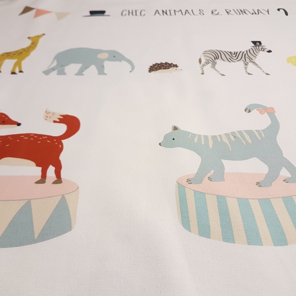 Baumwollstoff "Chic animals" KOKKA Co.