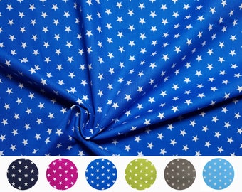 Cotton fabric Carrie with stars in different colors from Swafing