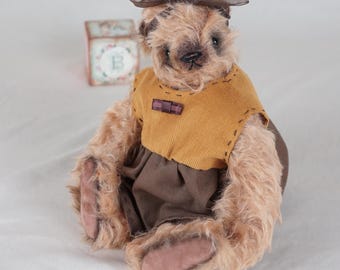 Milla, orsacchiotto d'artista realizzato a mano da Urbi-Bears