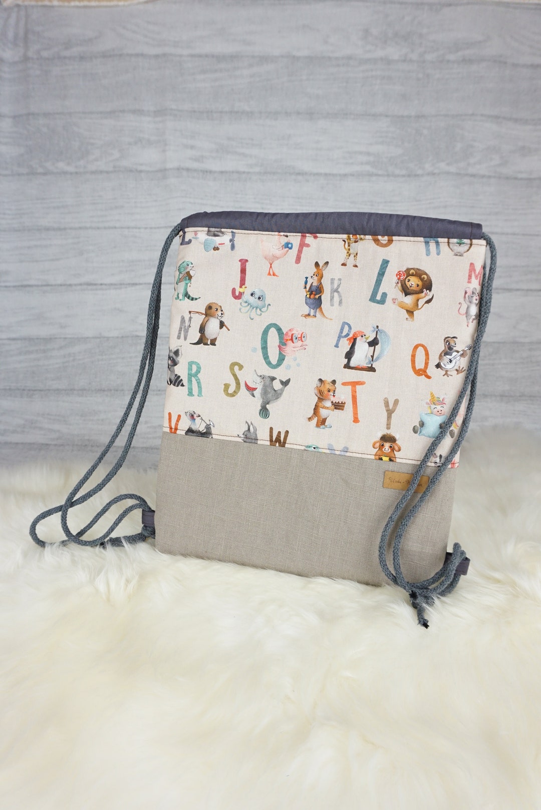 Children's Backpack ABC Animals - Etsy