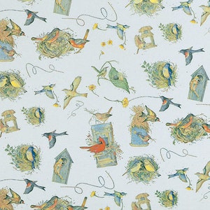 10 fogli di carta velina "Nidi d'Uccello"
