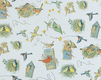 10 feuilles de papier de soie "Nids d'Oiseaux"