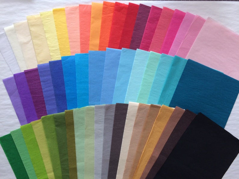 Color samples for tissue paper image 1