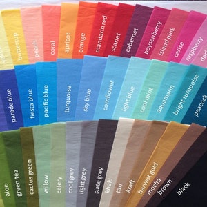 30 sheets of tissue paper many colors image 2