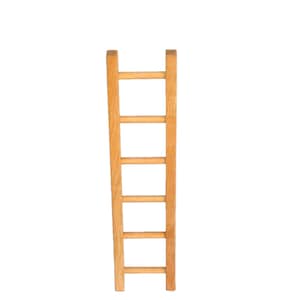 Könnte beinhalten: Eine Holzleiter mit fünf Sprossen.