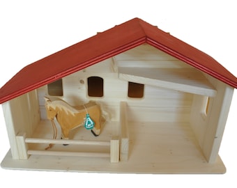 XXL Bauernhof Haus Stall Krippe mit aufklappbarem Dach Massivholz Erle NEU! XXL Bauernhof Haus Stall Krippe mit aufklappbarem Dach Massivholz Erle NEU!