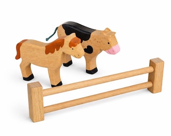 Wooden fence for the farm