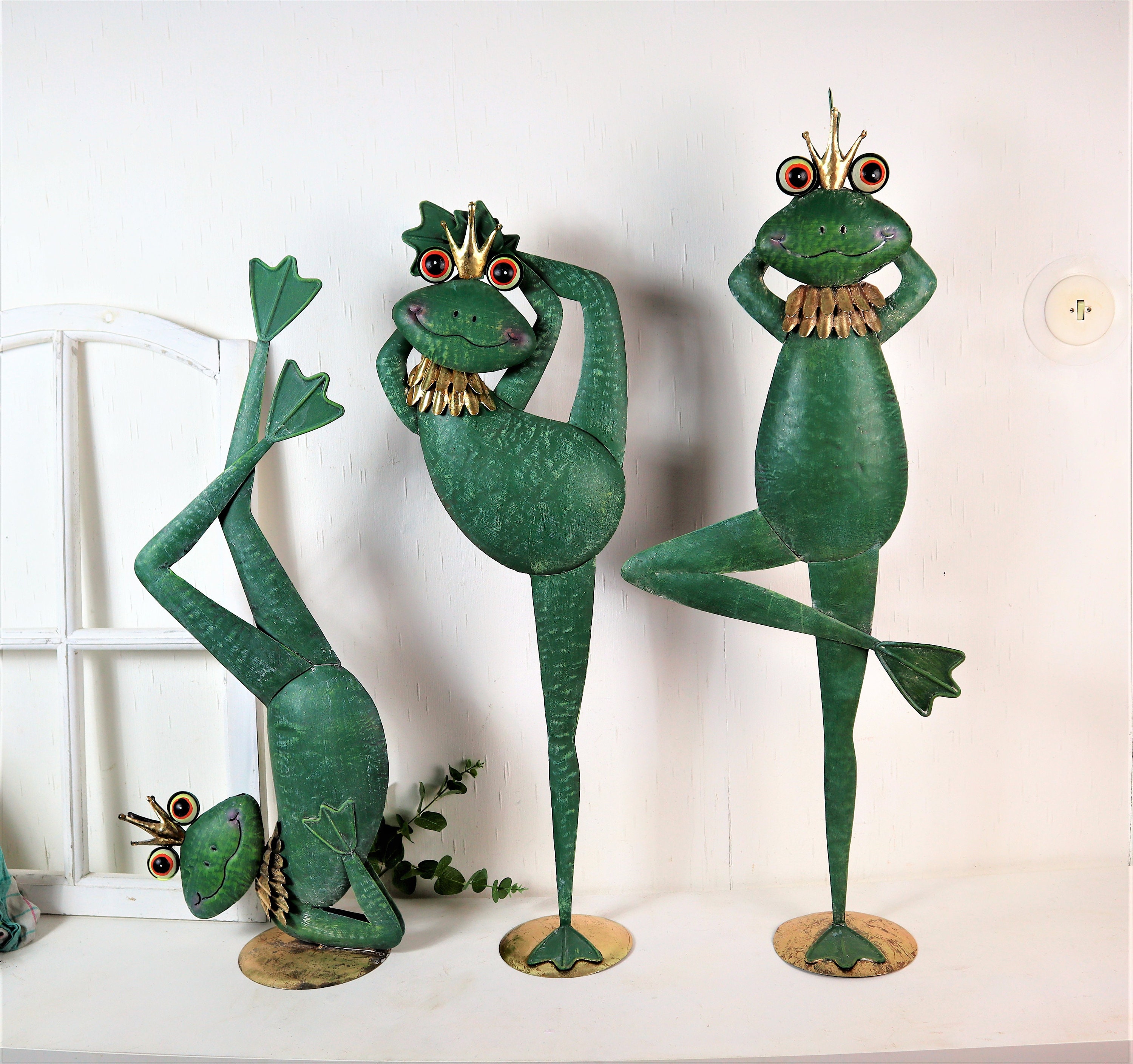 Ranas de decoración de jardín rey rana decoración de balcón | Etsy