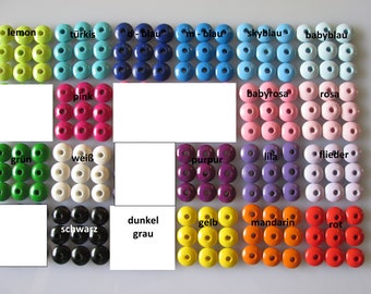 40 wooden lentil beads, for pacifier chains, lentil beads, wooden beads, light pink - sold out!!!!!!
