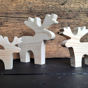 Weihnachtsdeko Elch Holz Weihnachtsdekoration Weihnachten Rentier Weihnachtselch Dekoration Weihnachtsgeschenk