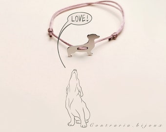 Teckel hond armband