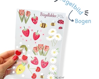 Bügelbild / Patch / verschiedene Motive / Frühling / Sommer